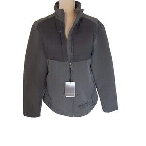 NWT Fossa Apparel gray Jacket windbreaker Fastenal Corp fits L Aurora